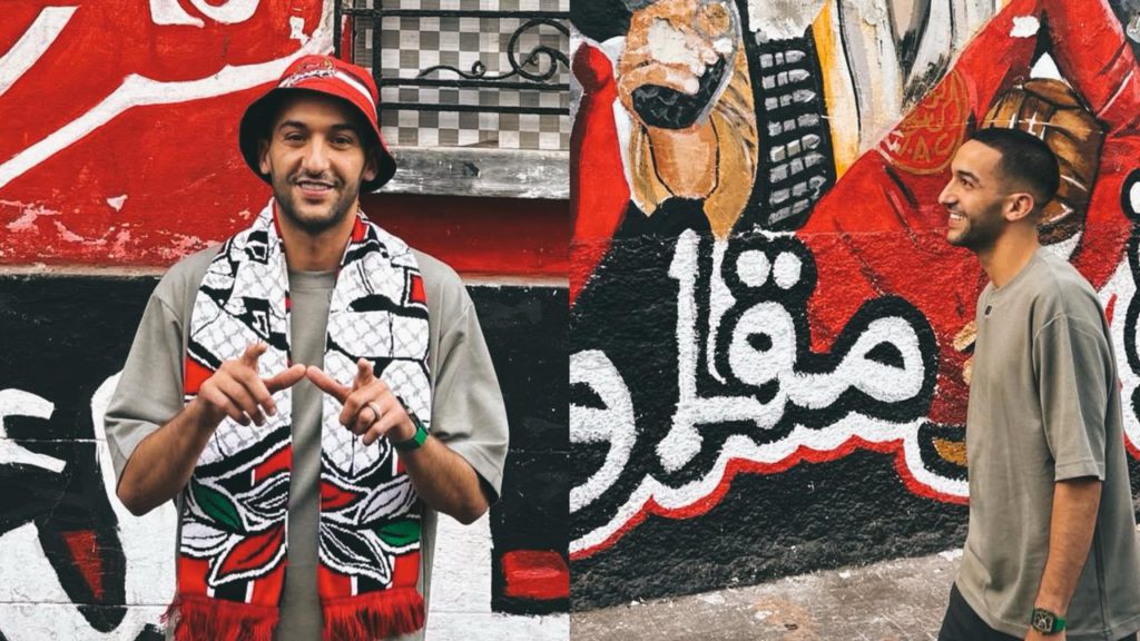 زيارة حكيم زياش للمدينة القديمة بالدار البيضاء