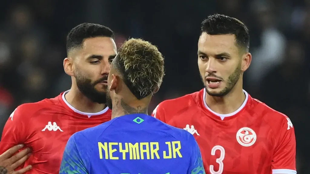 المنتخب التونسي ضد البرازيل