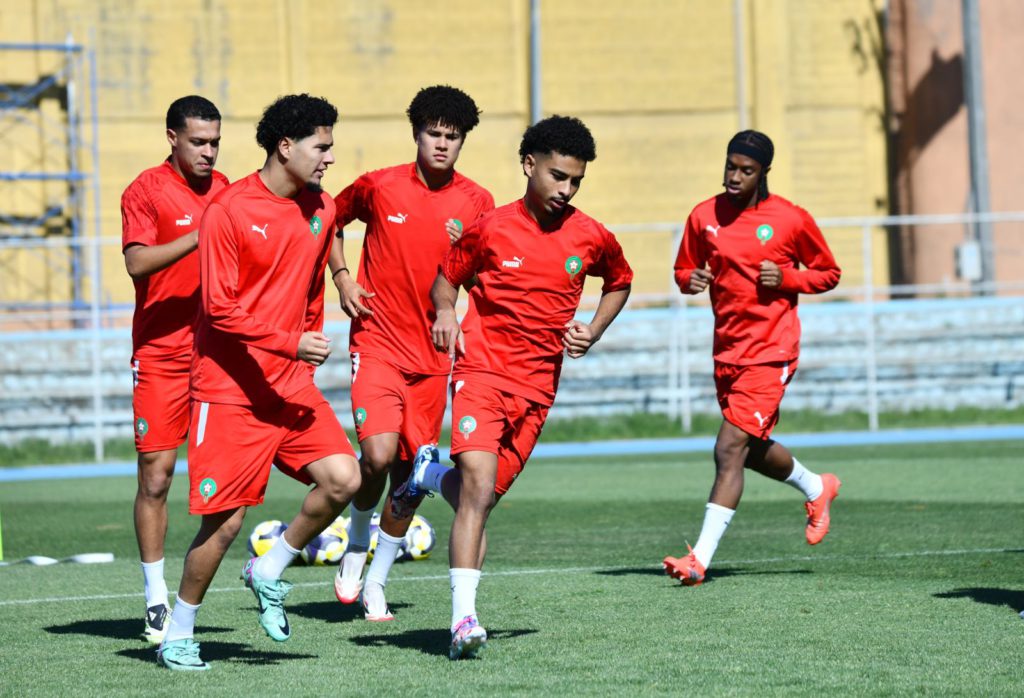المنتخب المغربي ينهي تحضيراته لمواجهة أمريكا في ربع نهائي مونديال الشباب