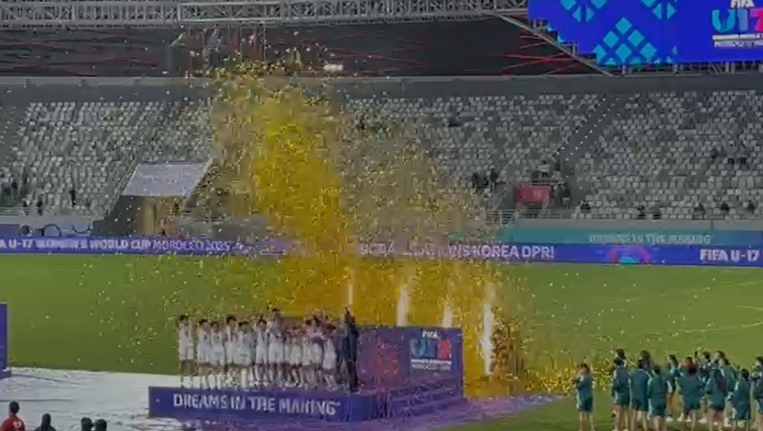 كوريا الشمالية تتوج بكأس العالم للناشئات تحت 17 عامًا في المغرب