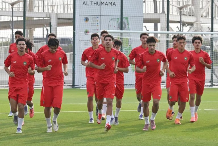 أشبال الأطلس يواصلون استعداداتهم بحماس كبير لمواجهة الولايات المتحدة في مونديال الناشئين