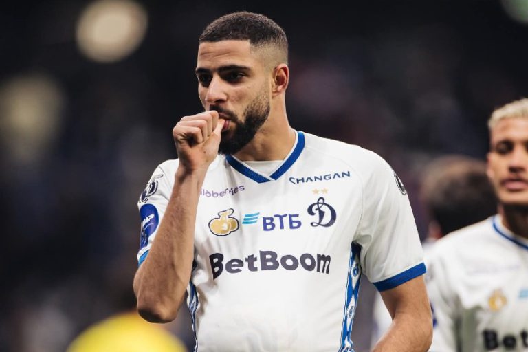 موهوب يقود دينامو موسكو لفوز مستحق على ماخاشكالا في الدوري الروسي