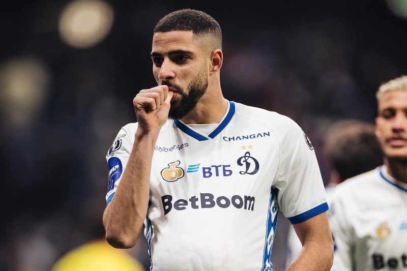 موهوب يقود دينامو موسكو لفوز مستحق على ماخاشكالا في الدوري الروسي