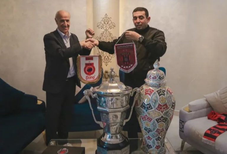 الحيداوي يستقبل بعثة اتحاد العاصمة ويؤكد متانة العلاقات بين الناديين