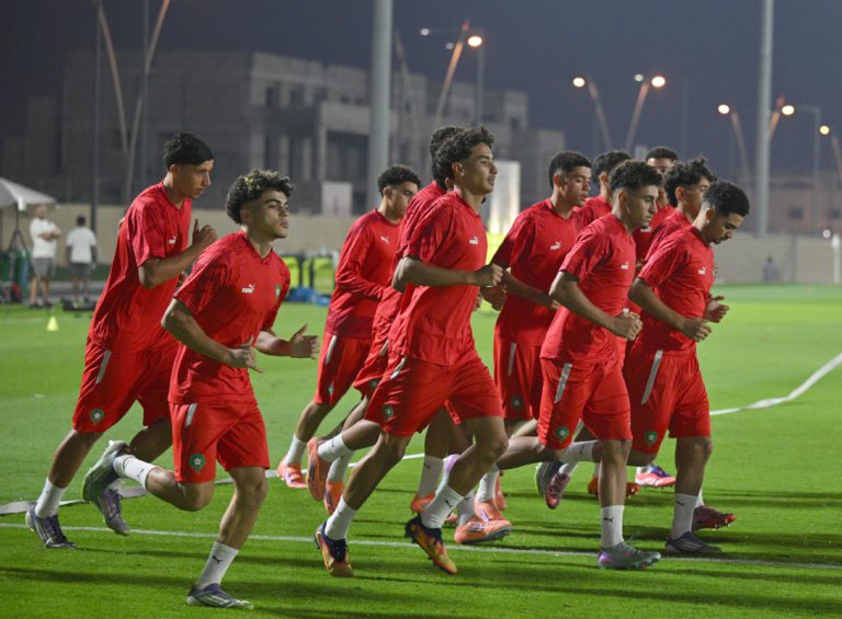 المنتخب الوطني لأقل من 17 سنة يخوض آخر حصة تدريبية قبل مواجهة اليابان