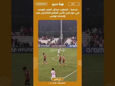 رسميا .. المغرب ممثل العرب الوحيد في دور ثمن كأس العالم للناشئين بعد إقصاء تونس