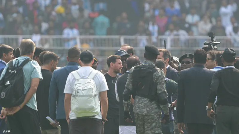 بداية فوضوية وغير متوقعة لجولة الأسطورة ميسي في الهند