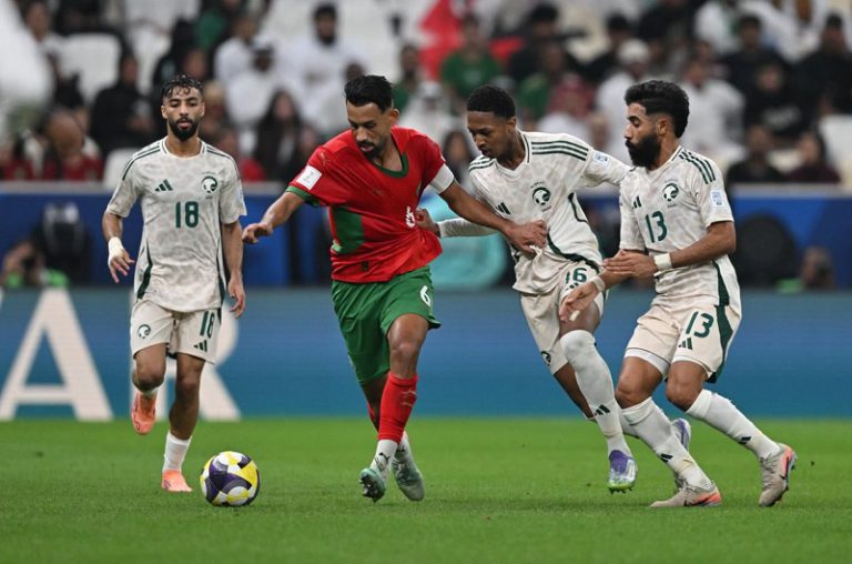 المغرب يحسم لقاء السعودية في كأس العرب