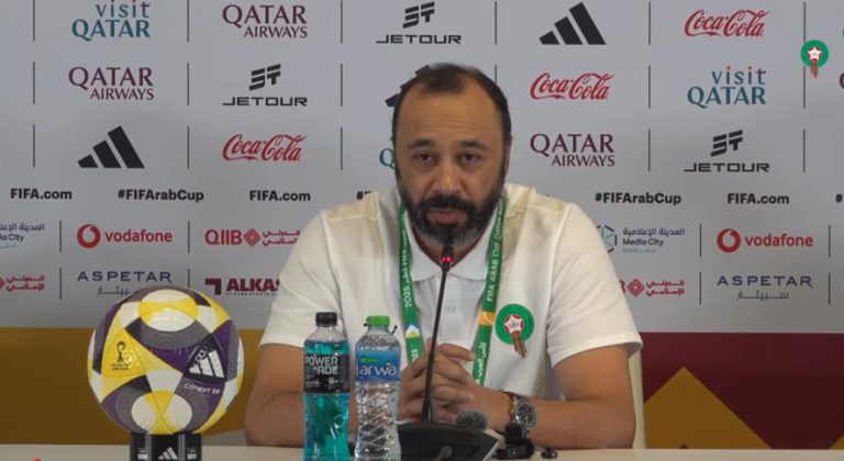 السكتيوي يعلق على التشكيلة التي سيلعب بها مباراة سوريا