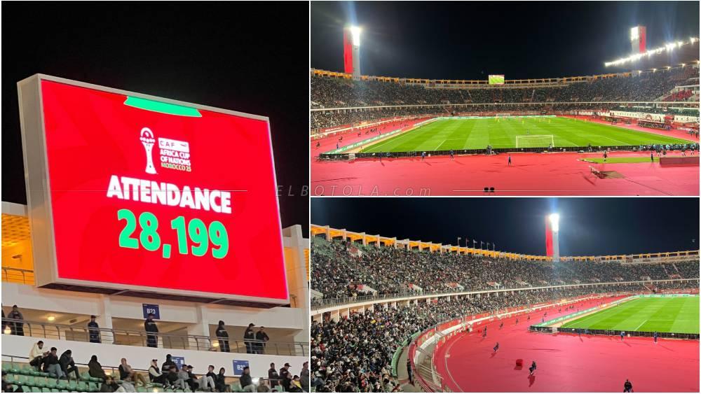 ملعب أكادير يشهد حضوراً جماهيرياً قياسياً في مباراة مصر وزيمبابوي ضمن "الكان 2025