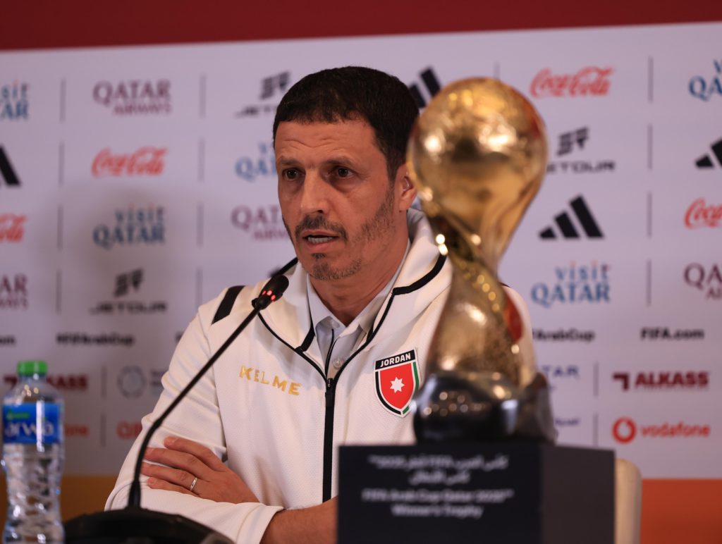 سلامي يؤكد دعم “النشامى” ليزن النعيمات ويعده بإهدائه لقب كأس العرب