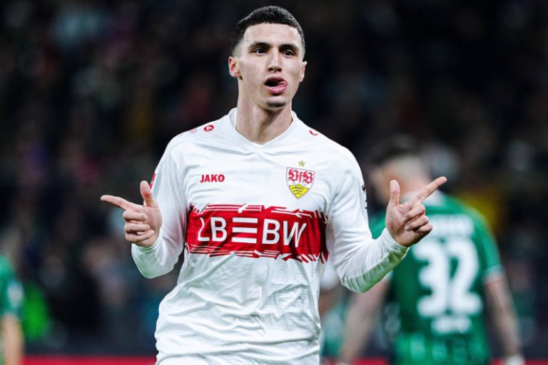 بلال الخنوس يتألق مع شتوتغارت ويبعث برسائل قوية قبل “كان” المغرب