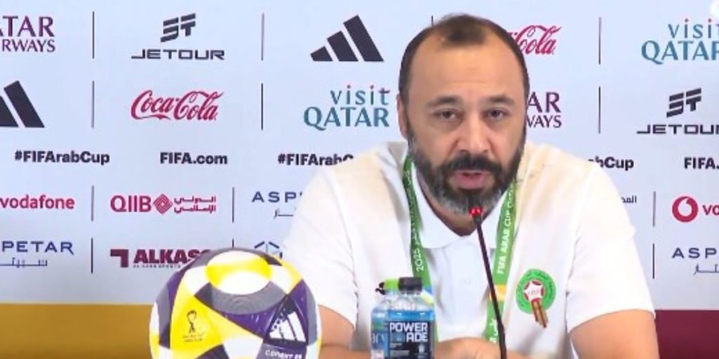 السكتيوي :كرة القدم الوطنية حققات نتائج إيجابية وهدفنا هو الفوز بكأس العرب"