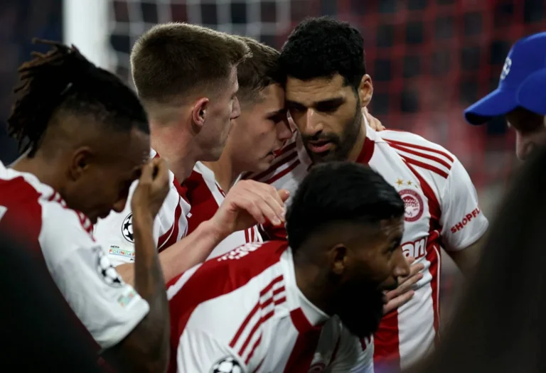 أولمبياكوس يسقط ليفركوزن في دوري أبطال أوروبا