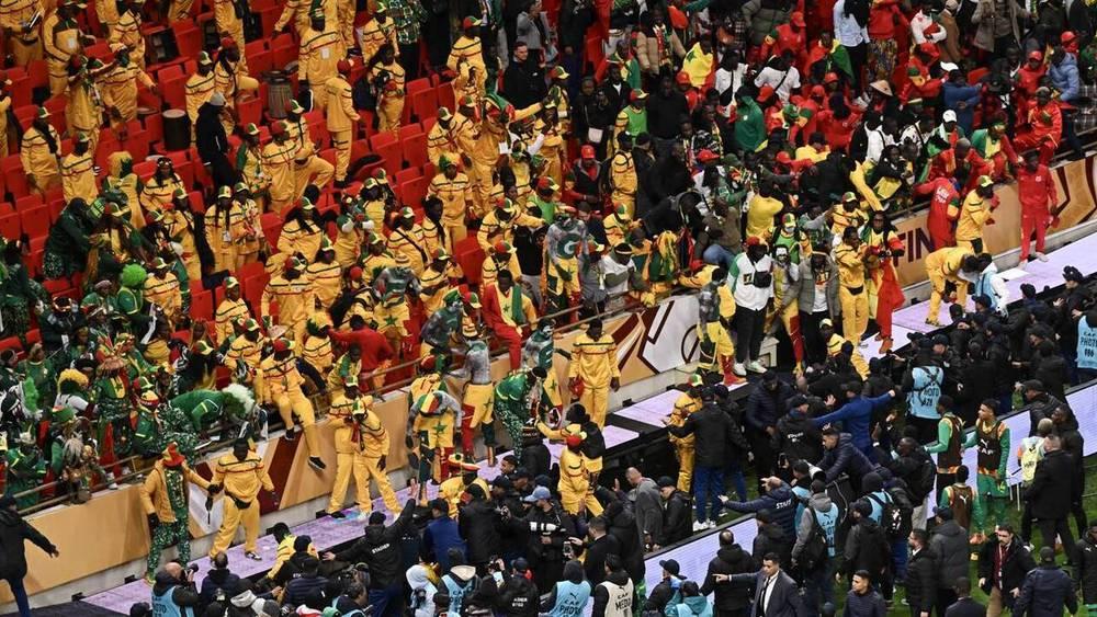 شغب المدرجات يقود إلى اعتقالات خلال نهائي المغرب والسنغال