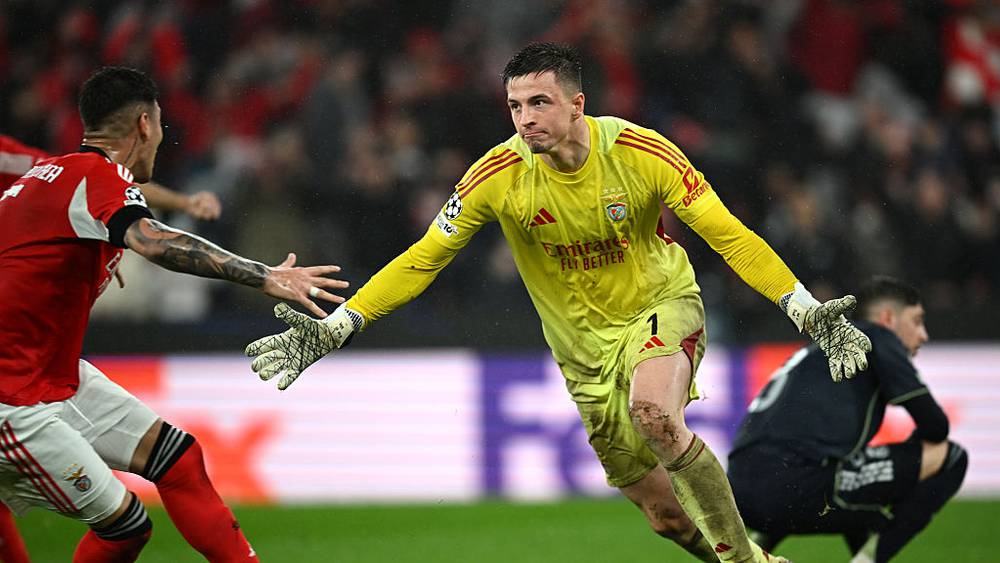 حارس بنفيكا يعلق على هدفه في شباك ريال مدريد