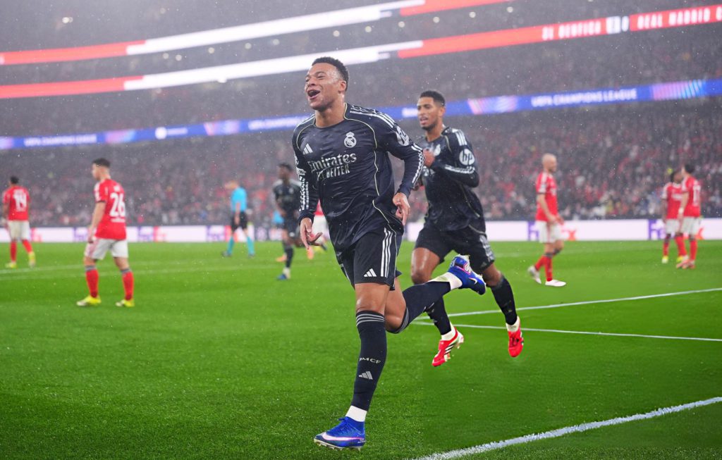 كيليان مبابي من مباراة بنفيكا vs ريال مدريد