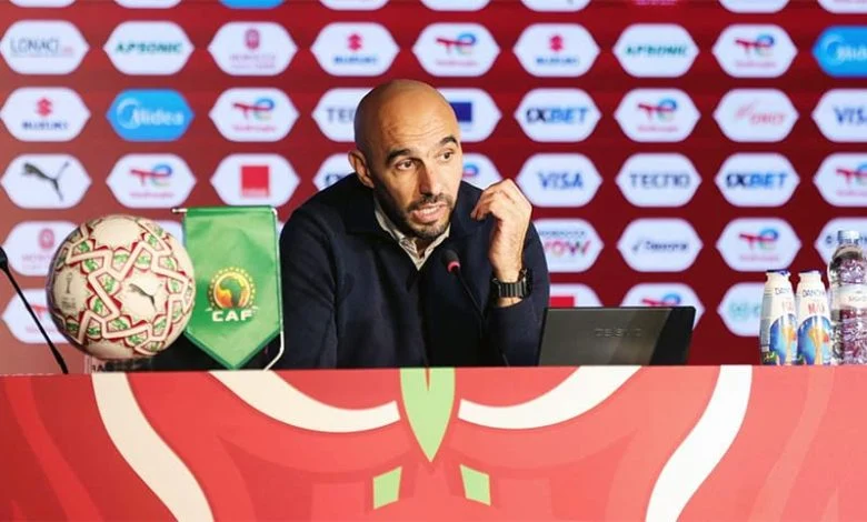 ندوة صحافية لوليد الركراكي ورومان سايس قبل مواجهة تانزانيا