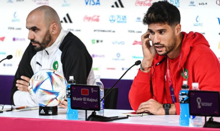 قبل موقعة نصف النهائي… الركراكي ومنير المحمدي في حوار حصري مع الإعلام