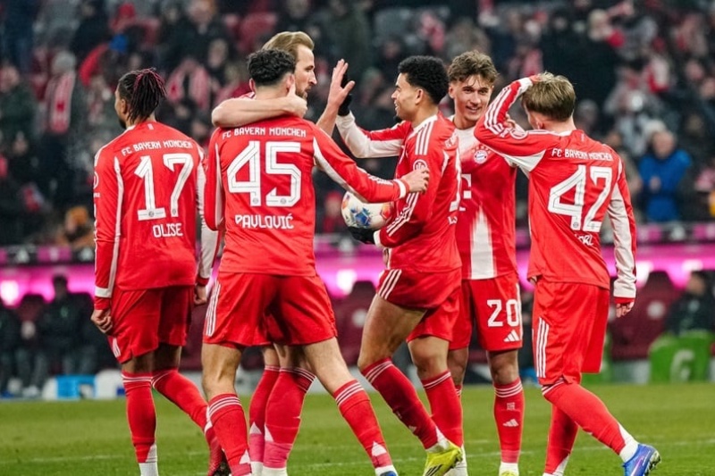 بايرن ميونخ يعود من العطلة بقسوة ويحقق أكبر انتصار له هذا الموسم