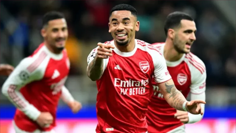 أرسنال يفاجئ انتر ميلانو في دوري أبطال أوروبا