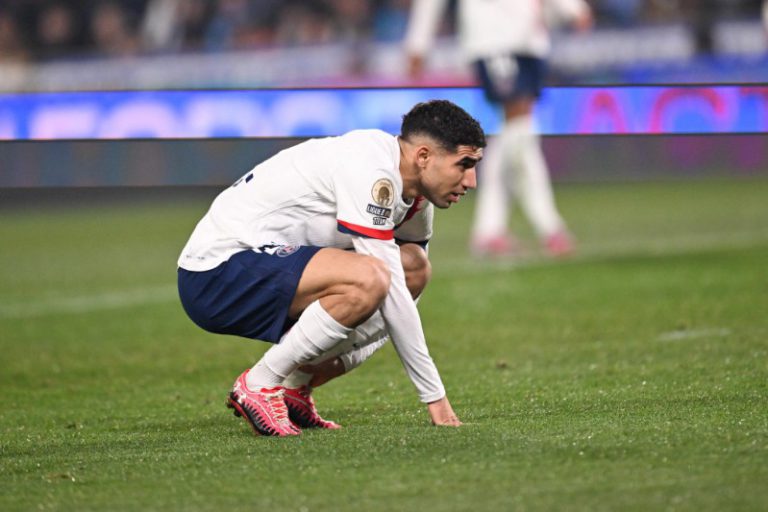 تقييم ضعيف لأشرف حكيمي وغياب عن الكلاسيكو الفرنسي