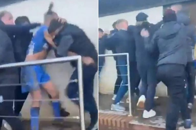 اشتباكات بين لاعب وجماهير بعد مباراة بإنجلترا تشعل مواقع التواصل