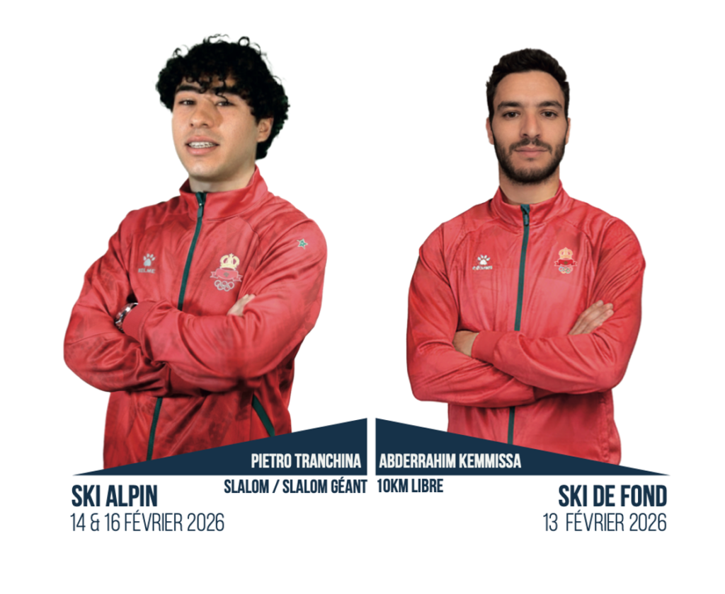 الثنائي المغربي في الألعاب الأولمبية الشتوية