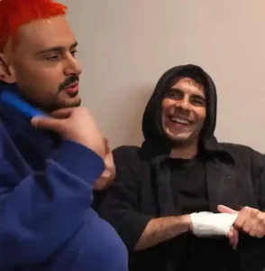 زيزو يتعرض للإصابة خلال ظهوره في برنامج "رامز ليفل الوحش" (صورة)