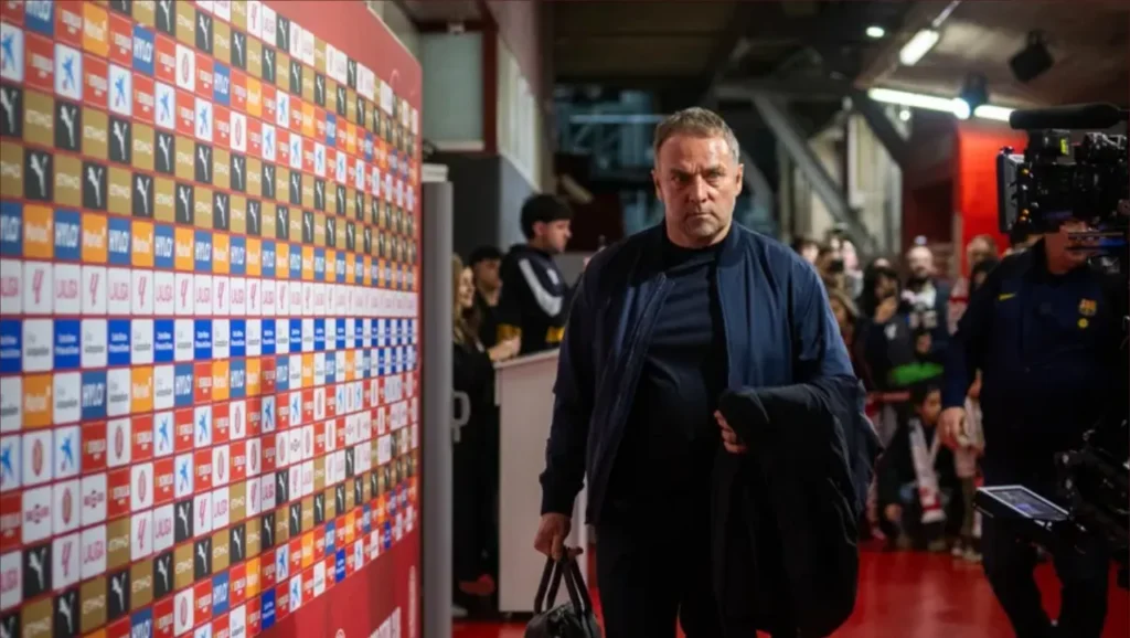 هانزي فليك مدرب برشلونة