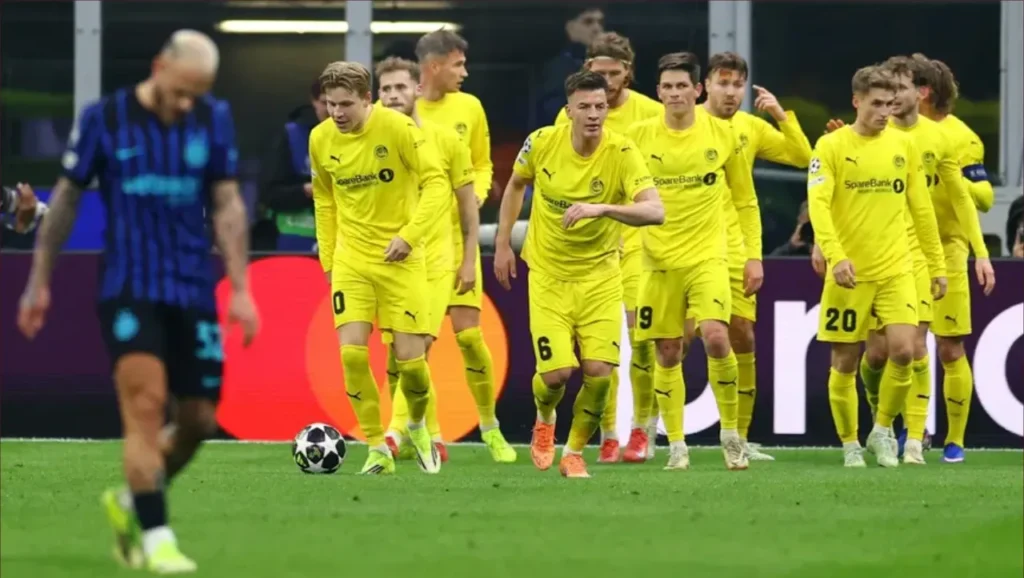 بودو غليمت يقصي إنتر ميلان ويصنع أكبر مفاجأة في دوري أبطال أوروبا