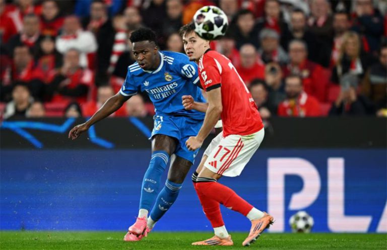 موعد مباراة ريال مدريد وبنفيكا والقنوات الناقلة