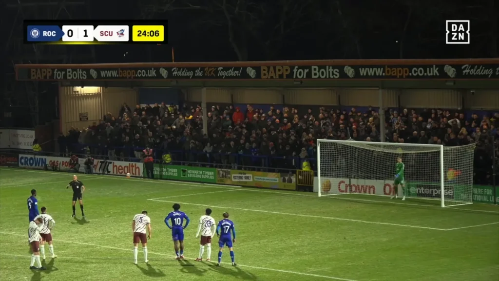 لقطة من المباراة