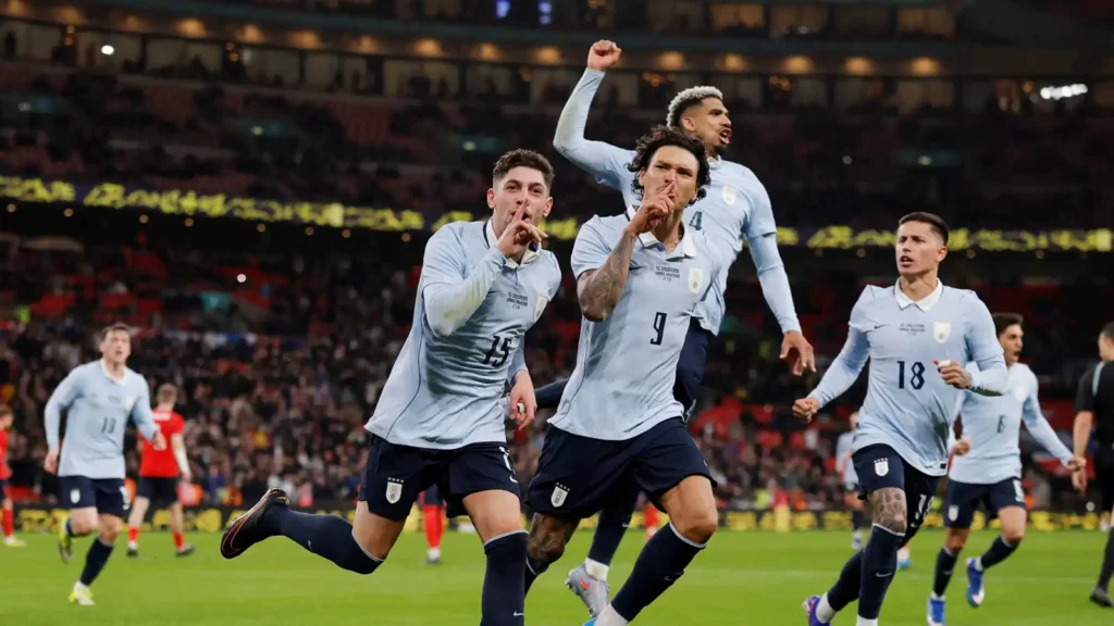 فالفيردي يخطف التعادل لأوروغواي ويُسكت ويمبلي