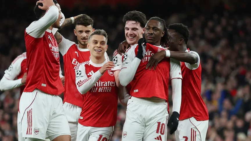 أرسنال يتأهل إلى ربع نهائي دوري أبطال أوروبا