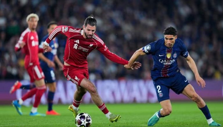 البث المباشر لمباراة باريس سانجرمان وليفيربول