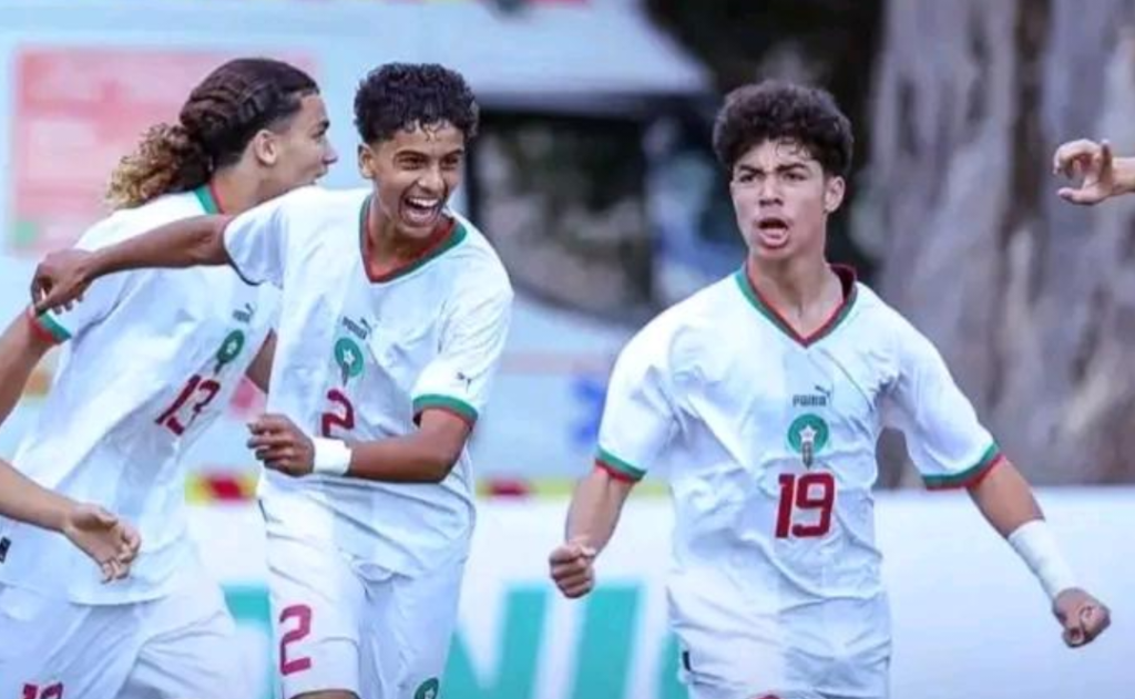 المنتخب المغربي لأقل من 15 سنة يفوز على زيمبابوي