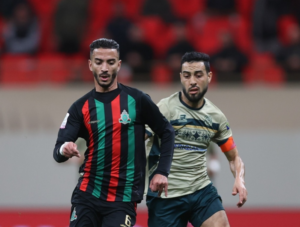 مباراة الجيش الملكي وأولمبيك الدشيرة