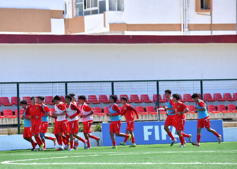 تدريبات المنتخب المغربي لأقل من 17 سنة