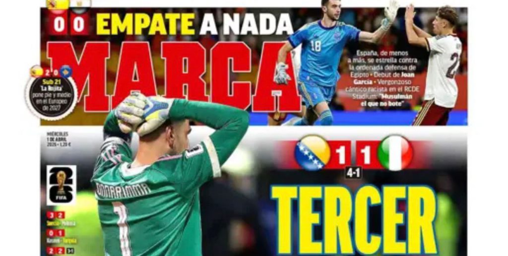 سقوط إيطاليا يتصدر المشهد في الصحافة العالمية