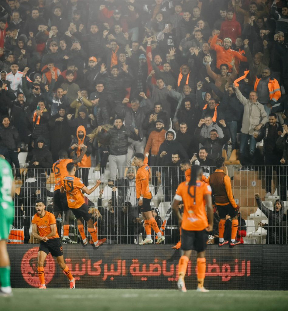 أورونج بويز يشعل حماس جماهير نهضة بركان قبل موقعة الجيش الملكي