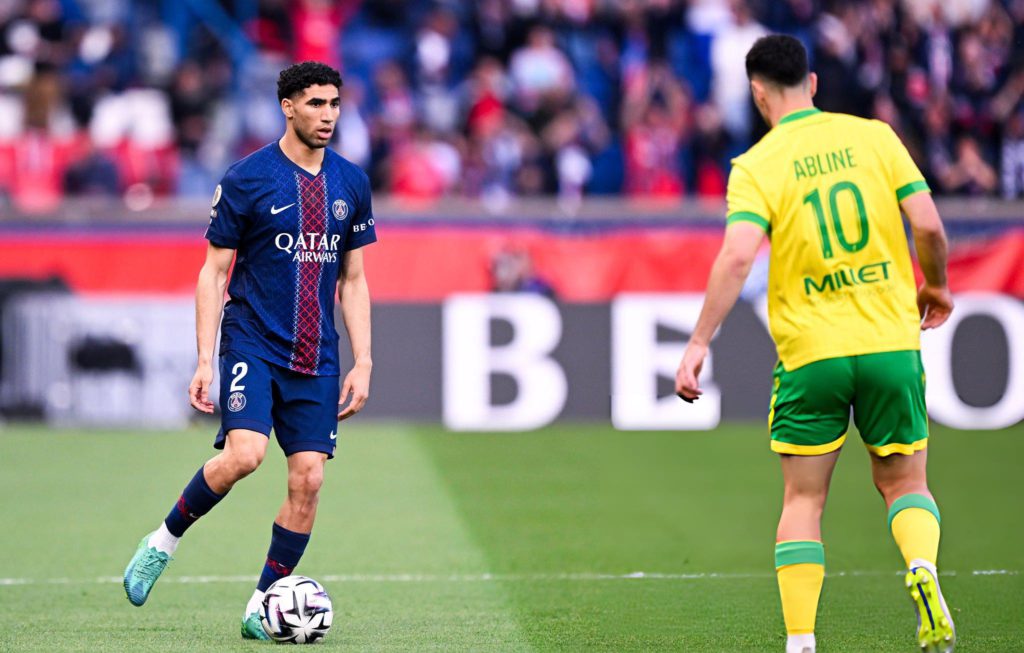 أشرف حكيمي ضد نانت