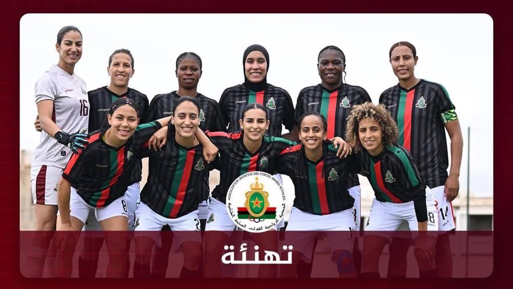 الجامعة تهنئ سيدات الجيش الملكي بمناسبة التتويج بلقب البطولة