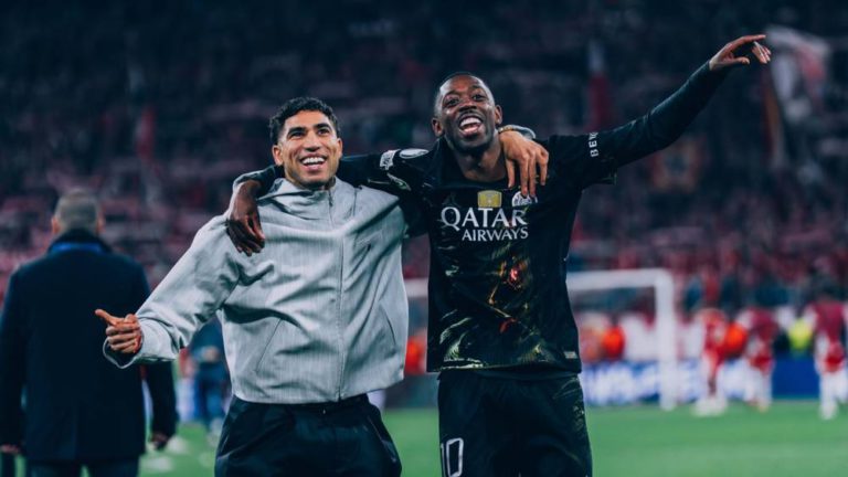حكيمي يتوج مع باريس سان جيرمان بلقب الدوري الفرنسي