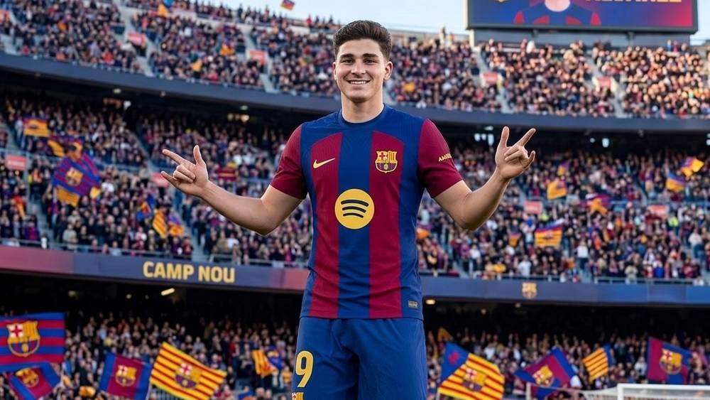برشلونة يضغط لحسم صفقة خوليان ألفاريز