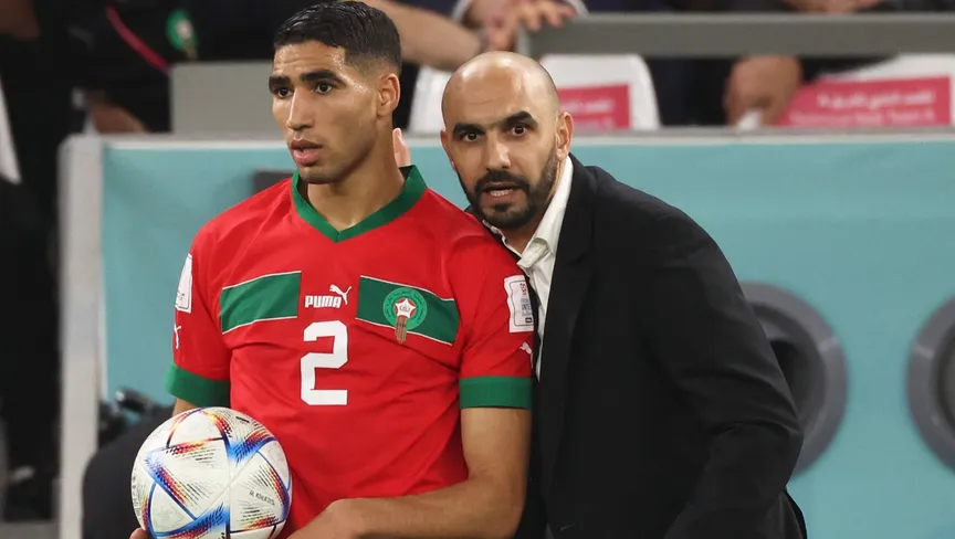 الركراكي يزور حكيمي في باريس…ويرفع معنوياته قبل نهائي دوري أبطال أوروبا(صورة)