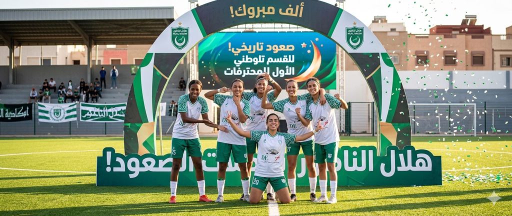 سيدات هلال الناظور تحققن الصعود للقسم الأول للمحترفين
