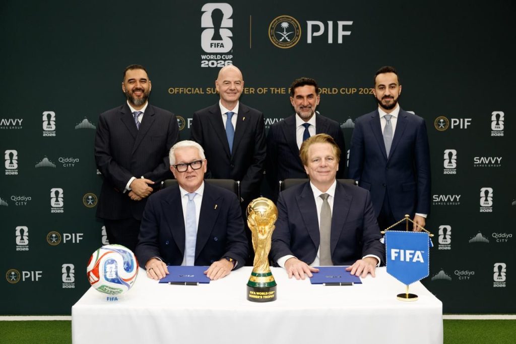 صندوق الاستثمارات العامة السعودي داعماً رسمياً لكأس العالم 2026