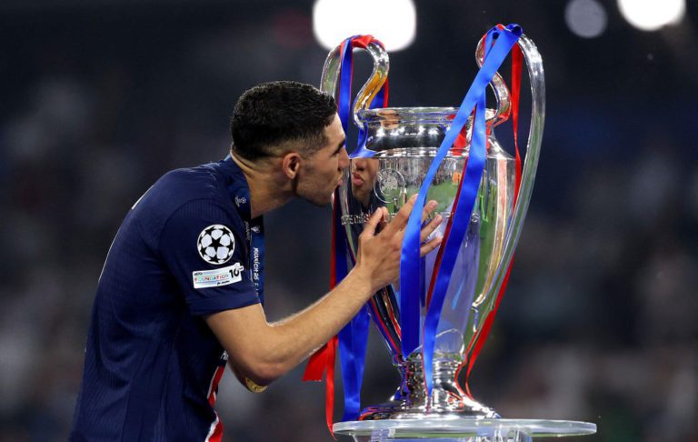 حكيمي أساسيا ضد آرسنال في نهائي دوري أبطال أوروبا