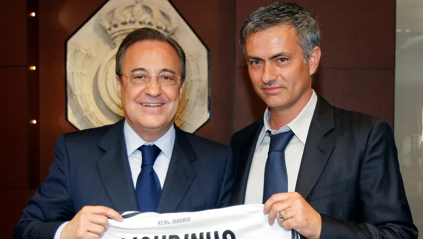 بيريز يفاجئ الجميع بخطة إعادة مورينيو إلى ريال مدريد
